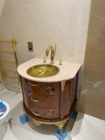 gold finish washbasin bespoke design