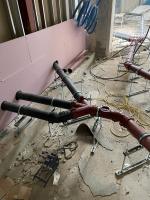 pex heating pipe installation harrow