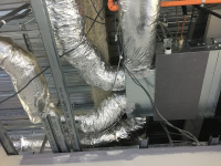 ducted mvhr and refrigeration lines brentford