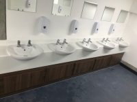 completed washbasin area chelsea