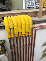 yellow manifold installation west hampstead