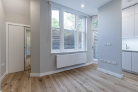 hallway completed flat refurbishment west hampstead