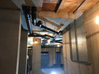 Ductwork installation for mechanical ventilation system