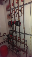 traditional boiler room installation
