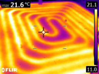 thermal scan floor heating efficiency