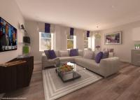 open plan living room pinner