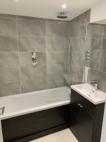 tiled bathroom conversion flat bracknell