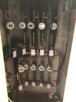 manifold system installation closeup